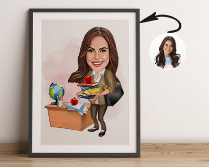 Personalised Teacher Caricature