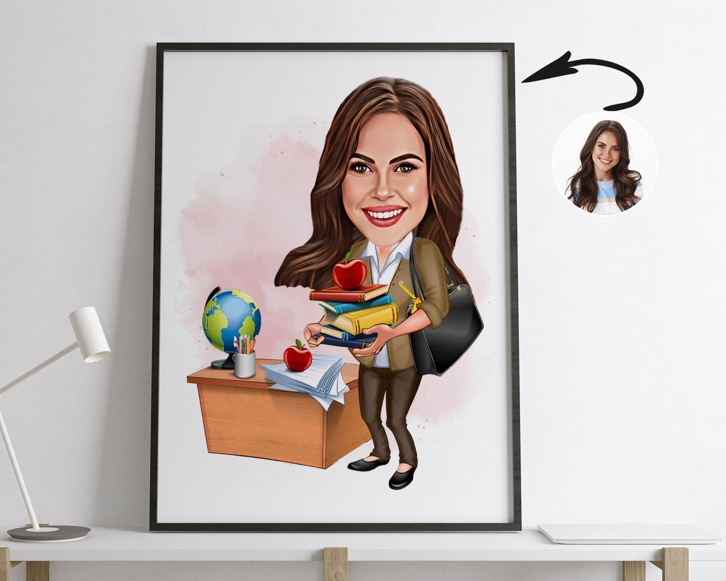 Personalised Teacher Caricature