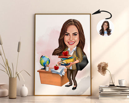 Personalised Teacher Caricature
