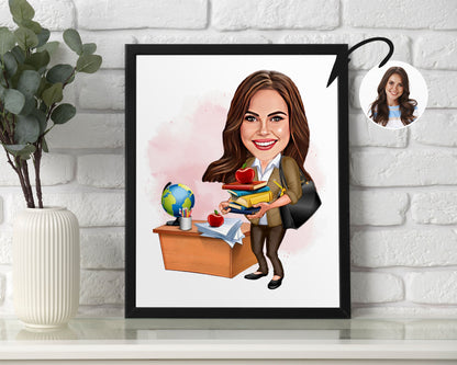 Personalised Teacher Caricature