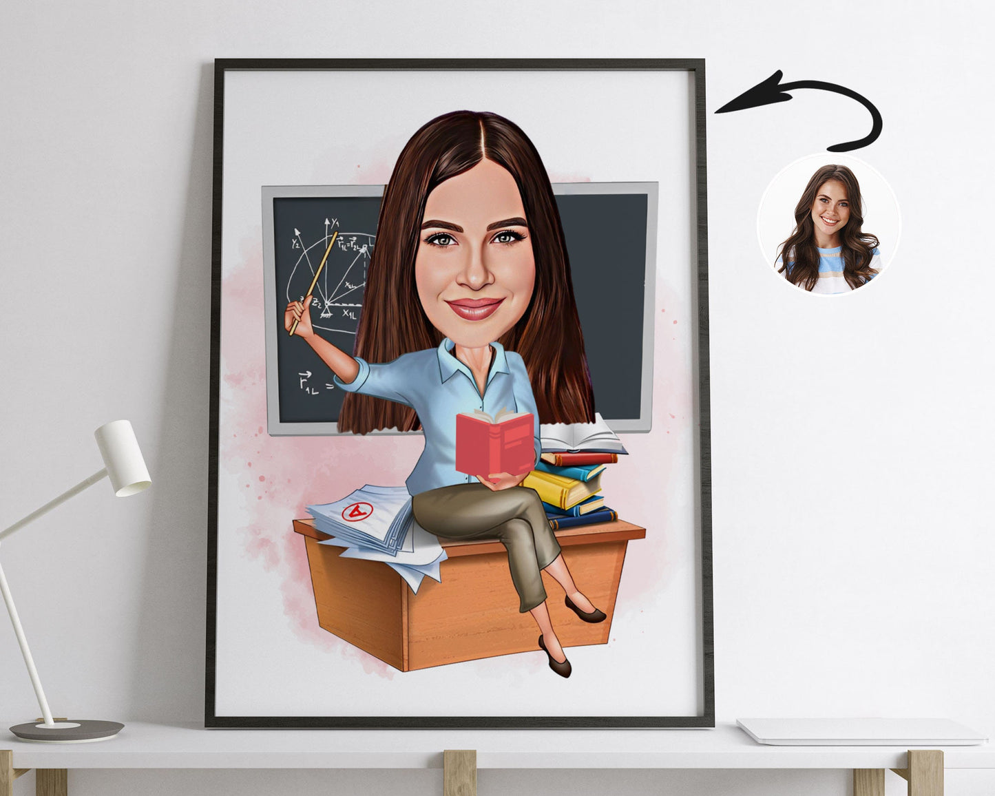 Personalised Teacher Caricature