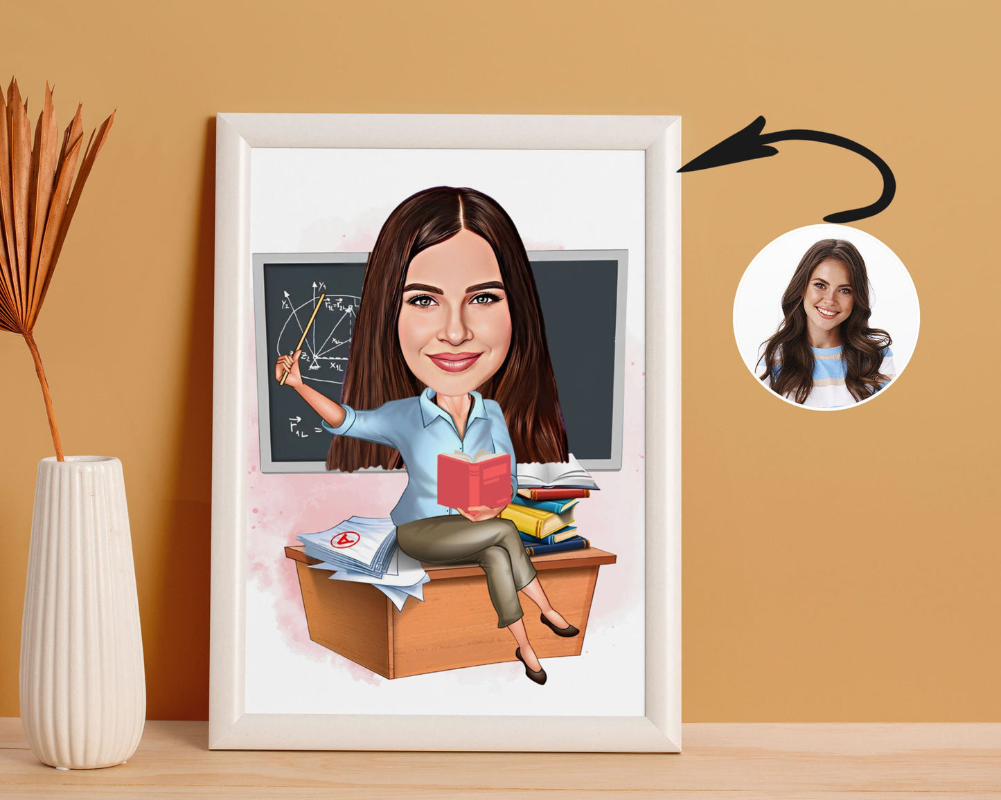 Personalised Teacher Caricature
