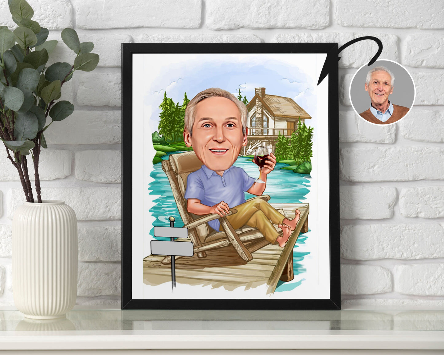 Personalised Retirement Caricature