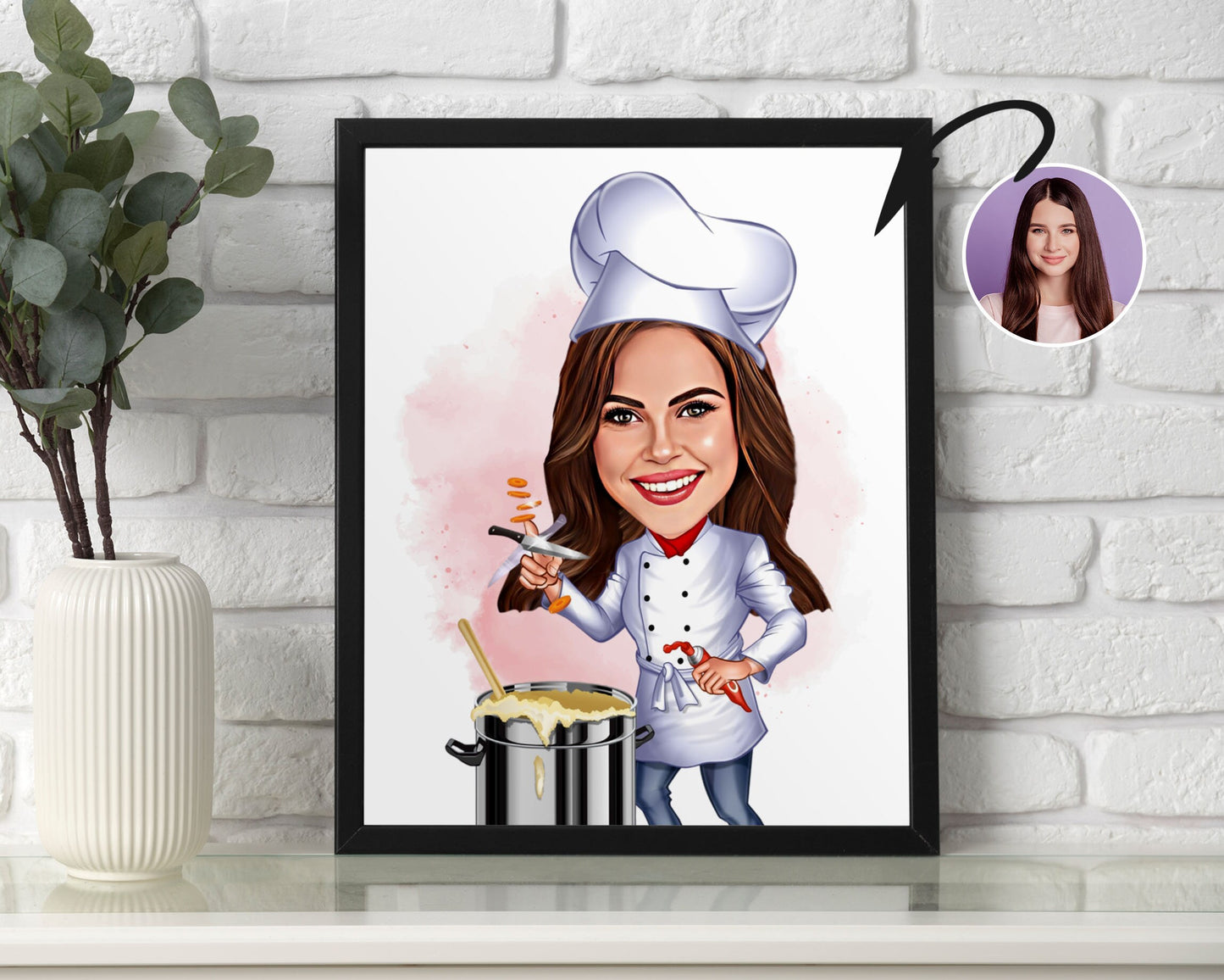 Personalised Chef Caricature
