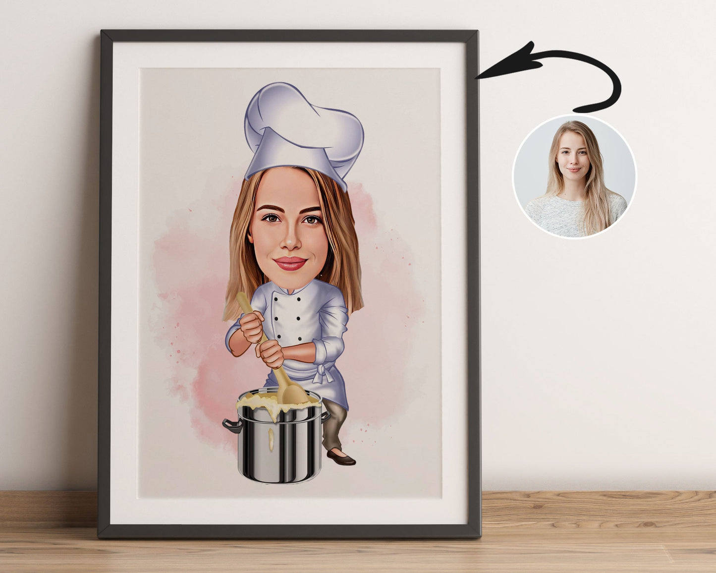 Personalised Chef Caricature