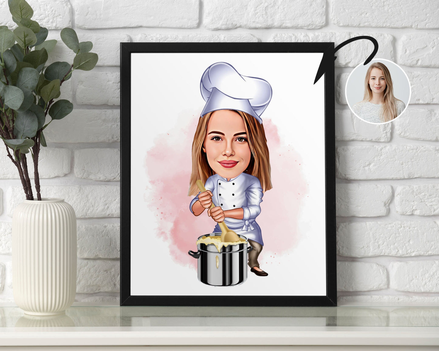 Personalised Chef Caricature