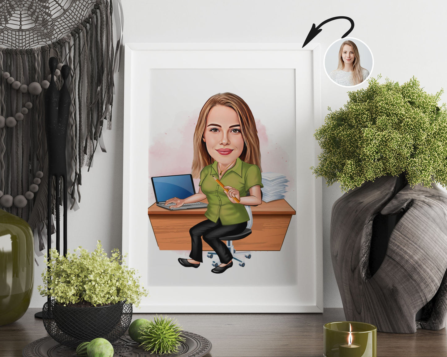 Personalised Administrator Caricature