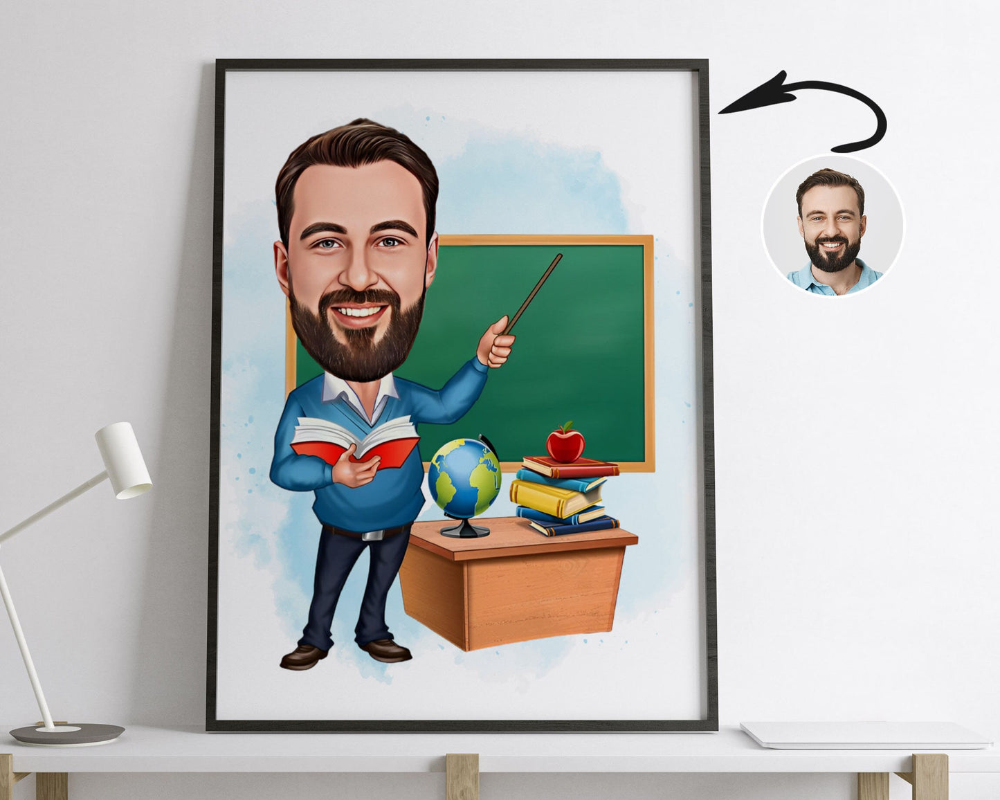 Personalised Teacher Caricature