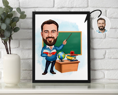 Personalised Teacher Caricature