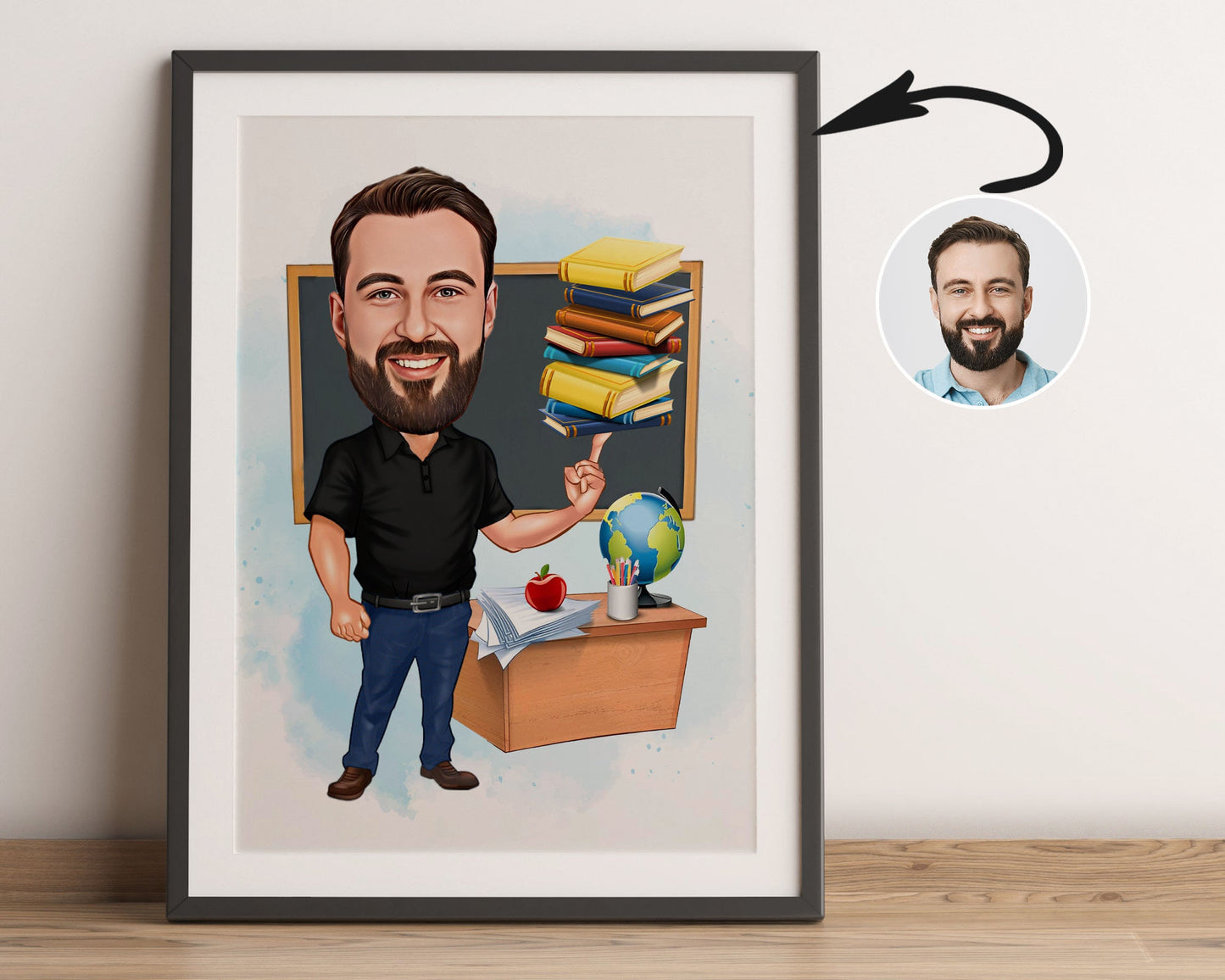 Personalised Teacher Caricature
