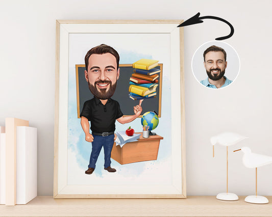 Personalised Teacher Caricature