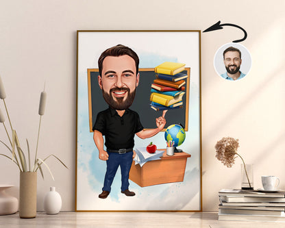 Personalised Teacher Caricature