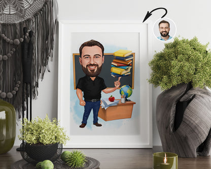 Personalised Teacher Caricature