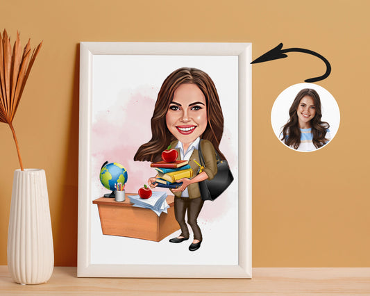 Personalised Teacher Caricature