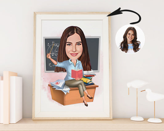 Personalised Teacher Caricature