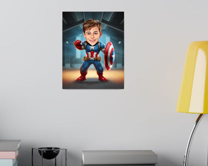 Personalised Captain America Caricature