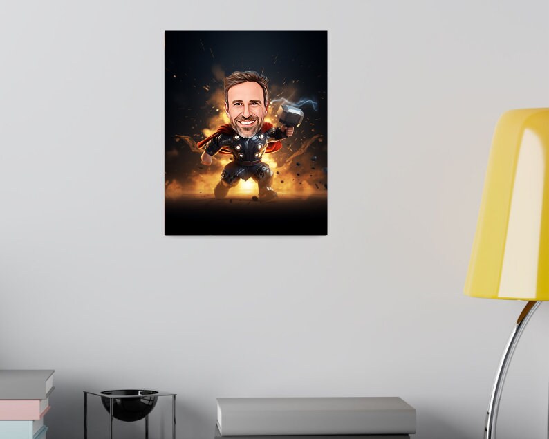 Personalised Thor Caricature