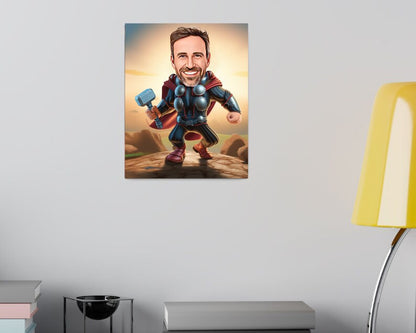 Personalised Thor Caricature