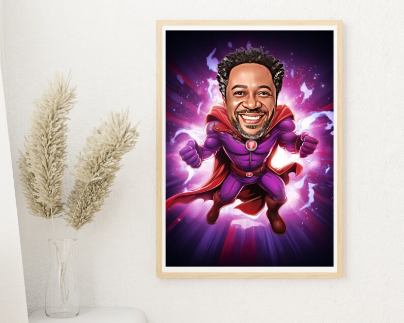 Personalised Magneto Caricature