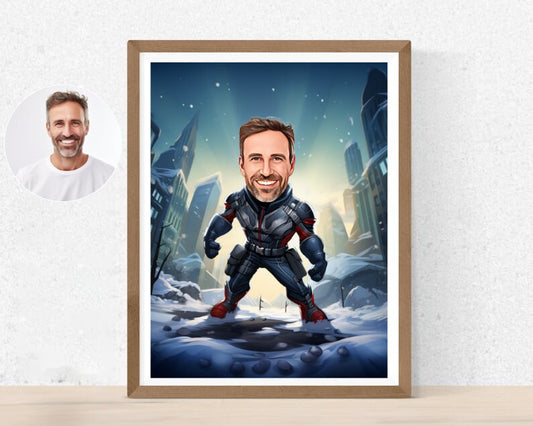 Personalised Winter Soldier Caricature