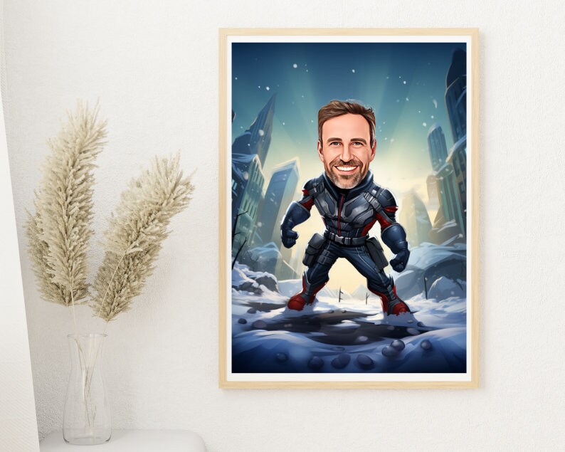 Personalised Winter Soldier Caricature