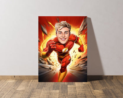 Personalised The Flash Caricature