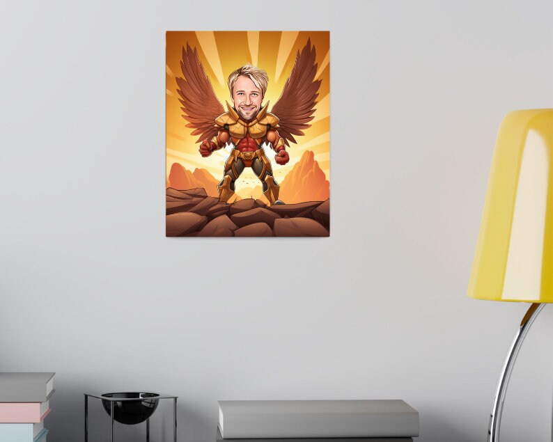 Personalised Hawkman Caricature