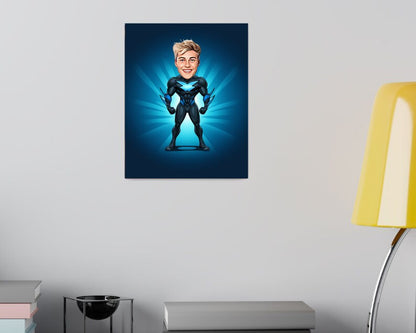 Personalised Nightwing Caricature