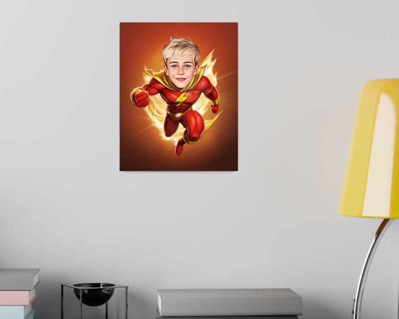Personalised Shazam Caricature
