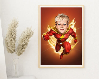 Personalised Shazam Caricature