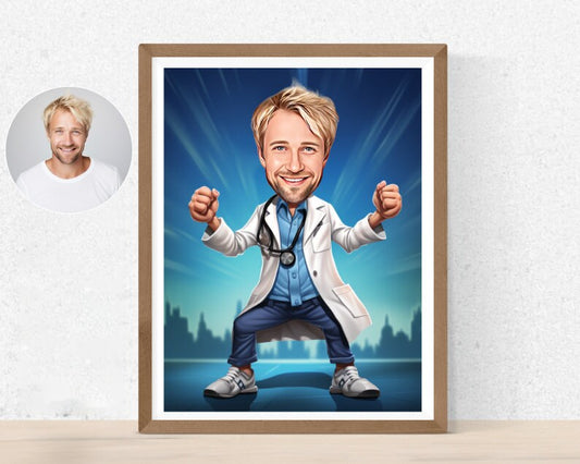 Personalised Doctor Caricature