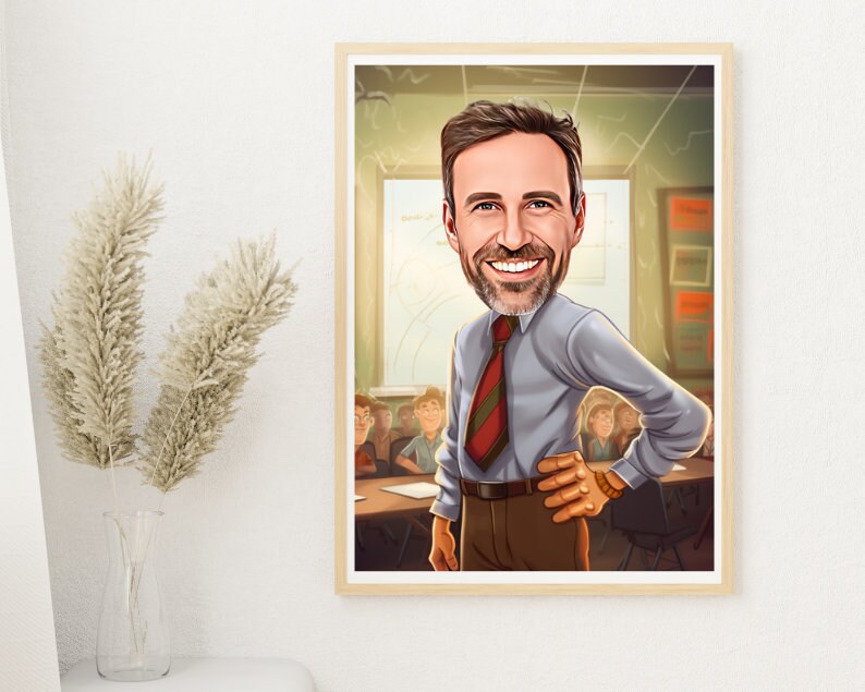 Personalised Teacher Caricature