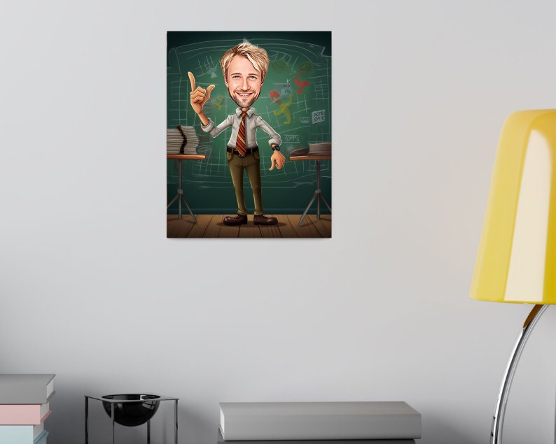 Personalised Teacher Caricature