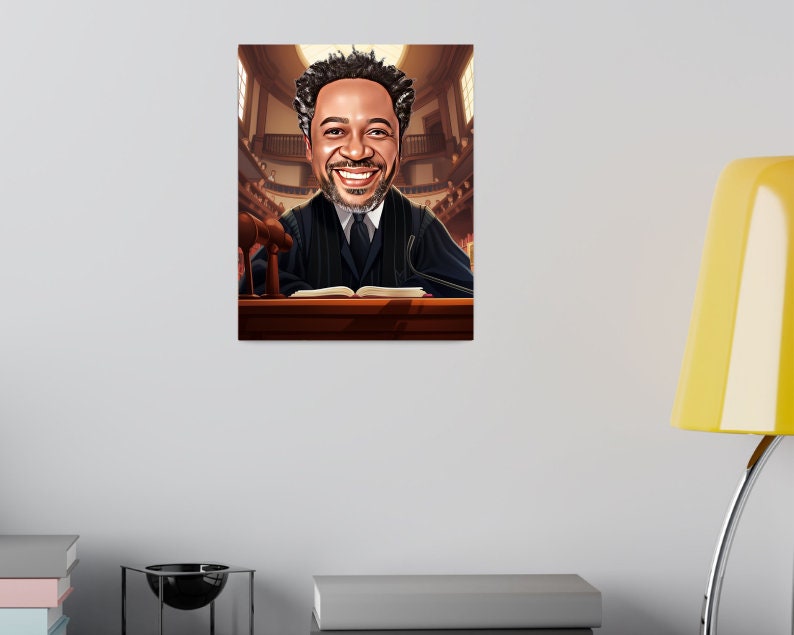 Personalised Lawyer Caricature