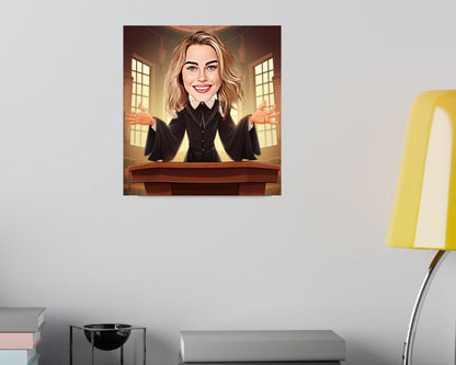 Personalised Lawyer Caricature