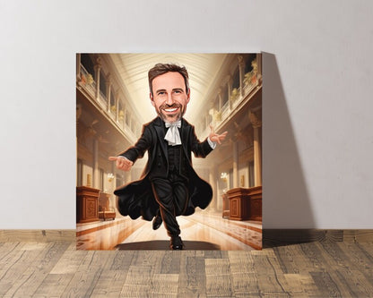 Personalised Lawyer Caricature