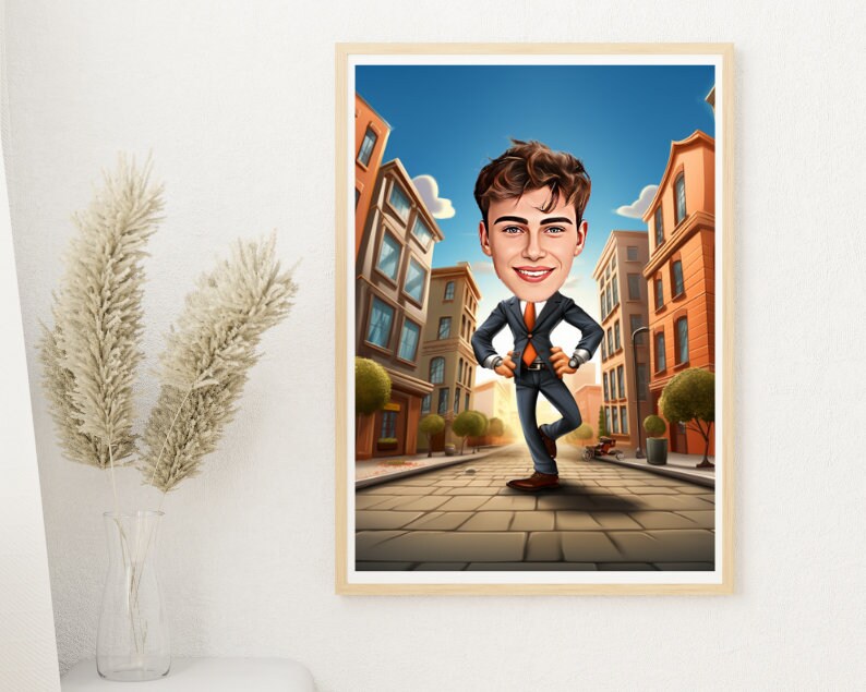Personalised Realtor Caricature