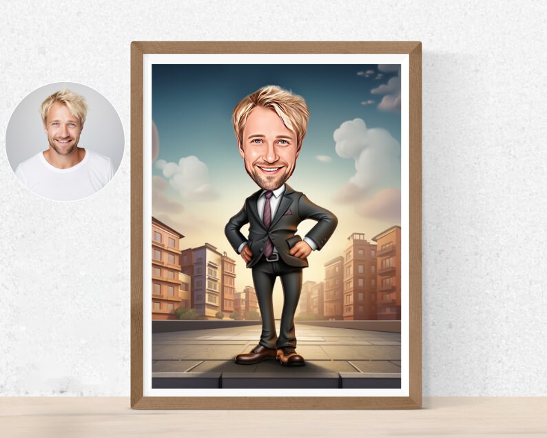 Personalised Realtor Caricature