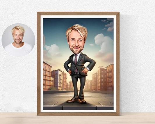 Personalised Realtor Caricature