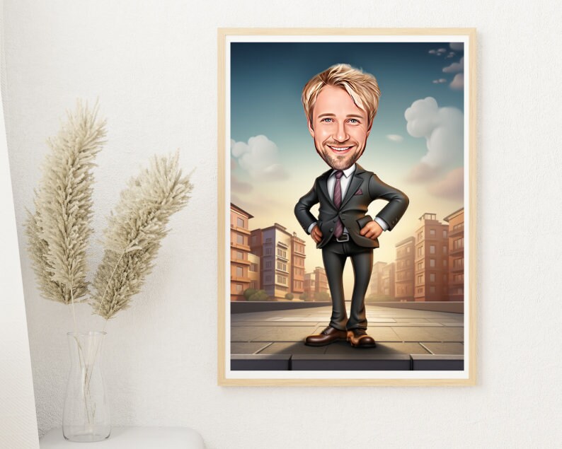Personalised Realtor Caricature