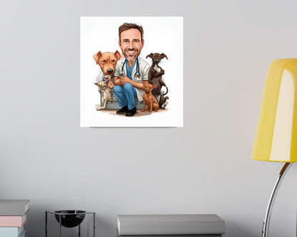 Personalised Vet Caricature