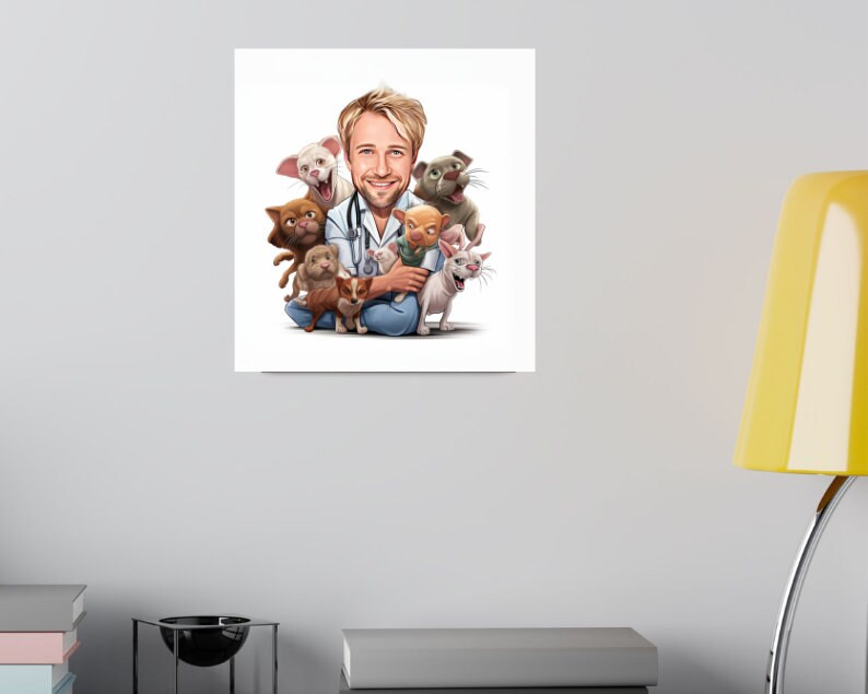 Personalised Vet Caricature