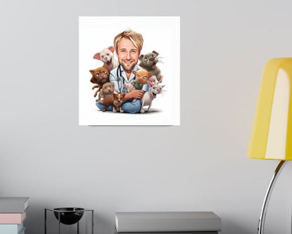 Personalised Vet Caricature