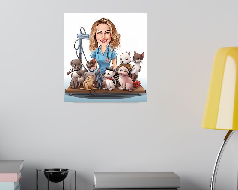 Personalised Vet Caricature