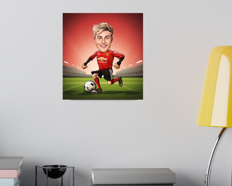 Personalised Man United Caricature