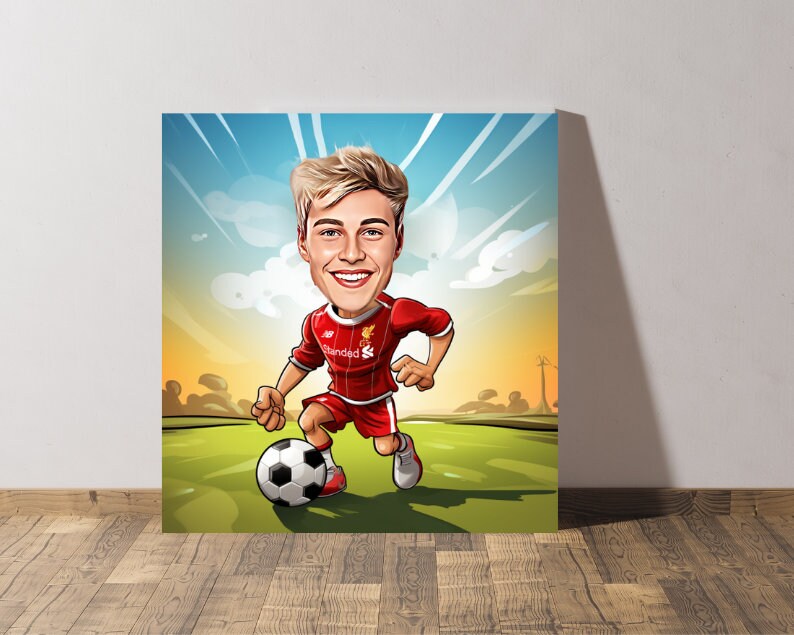 Personalised FC Liverpool Caricature