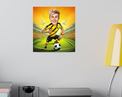 Personalised Dortmund Caricature