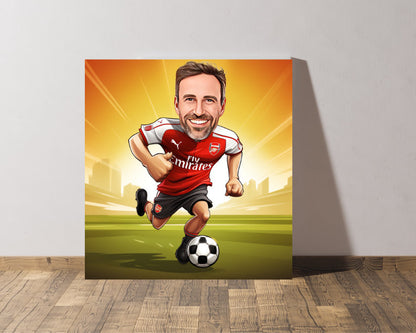 Personalised Arsenal Caricature