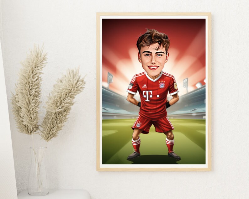 Personalised Bayern Munich Caricature