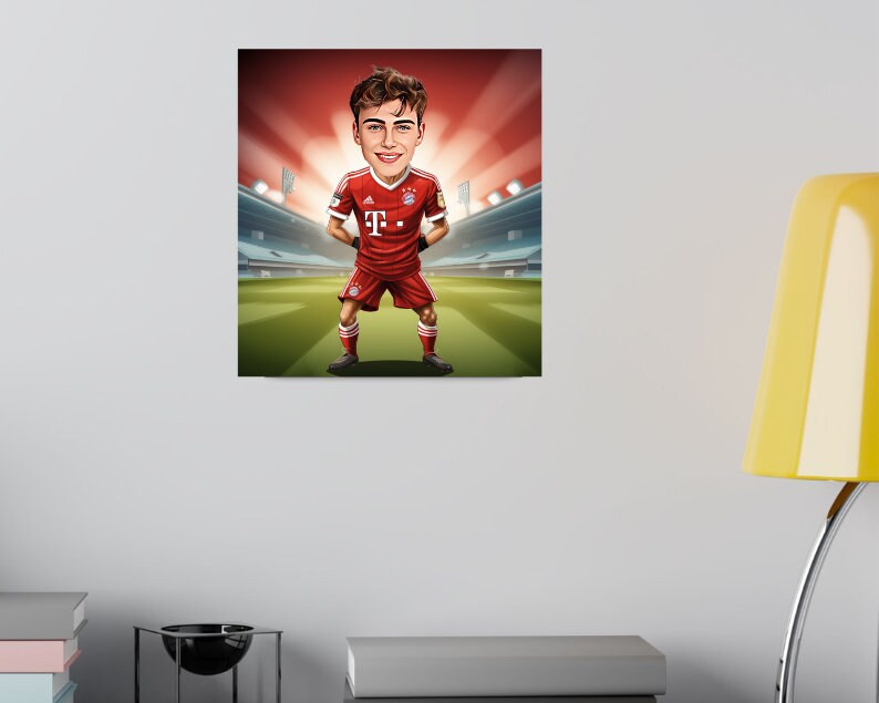 Personalised Bayern Munich Caricature